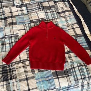 Polo Half Zip Up sweater